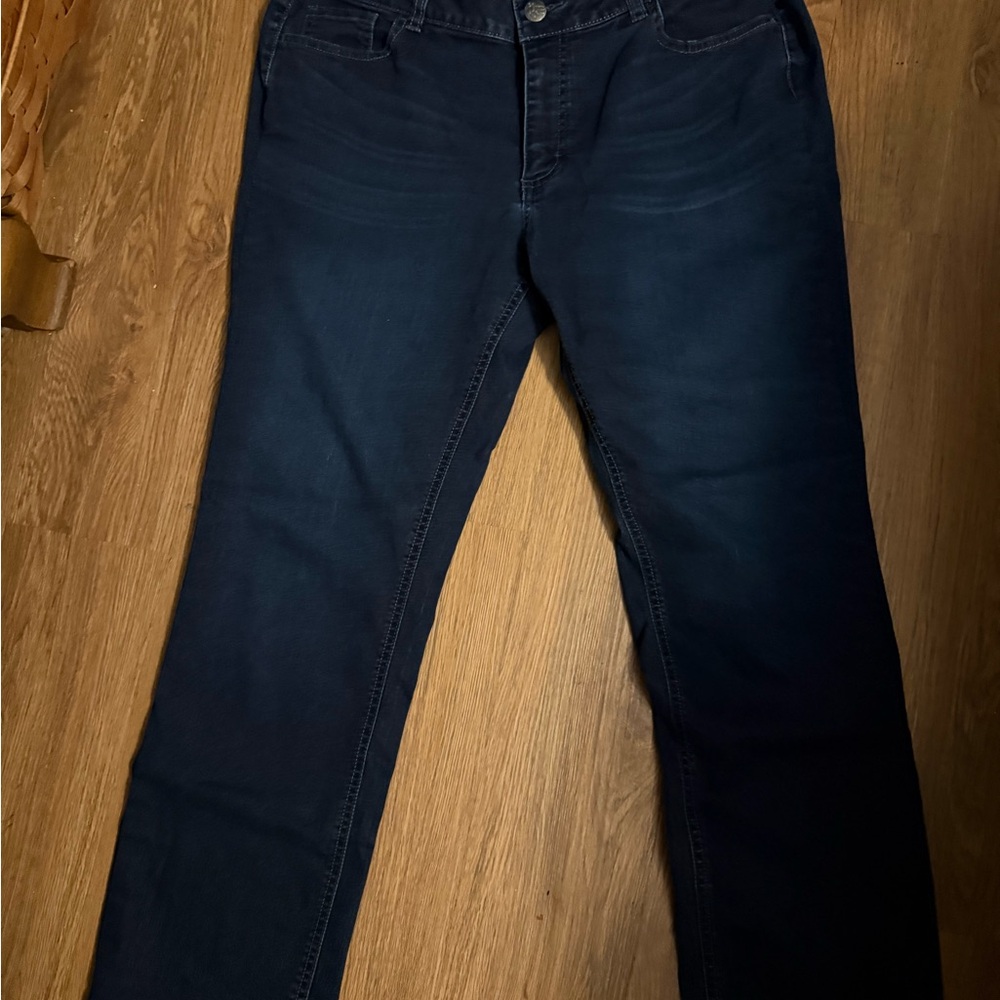 Classic Navy Straight Leg Jeans